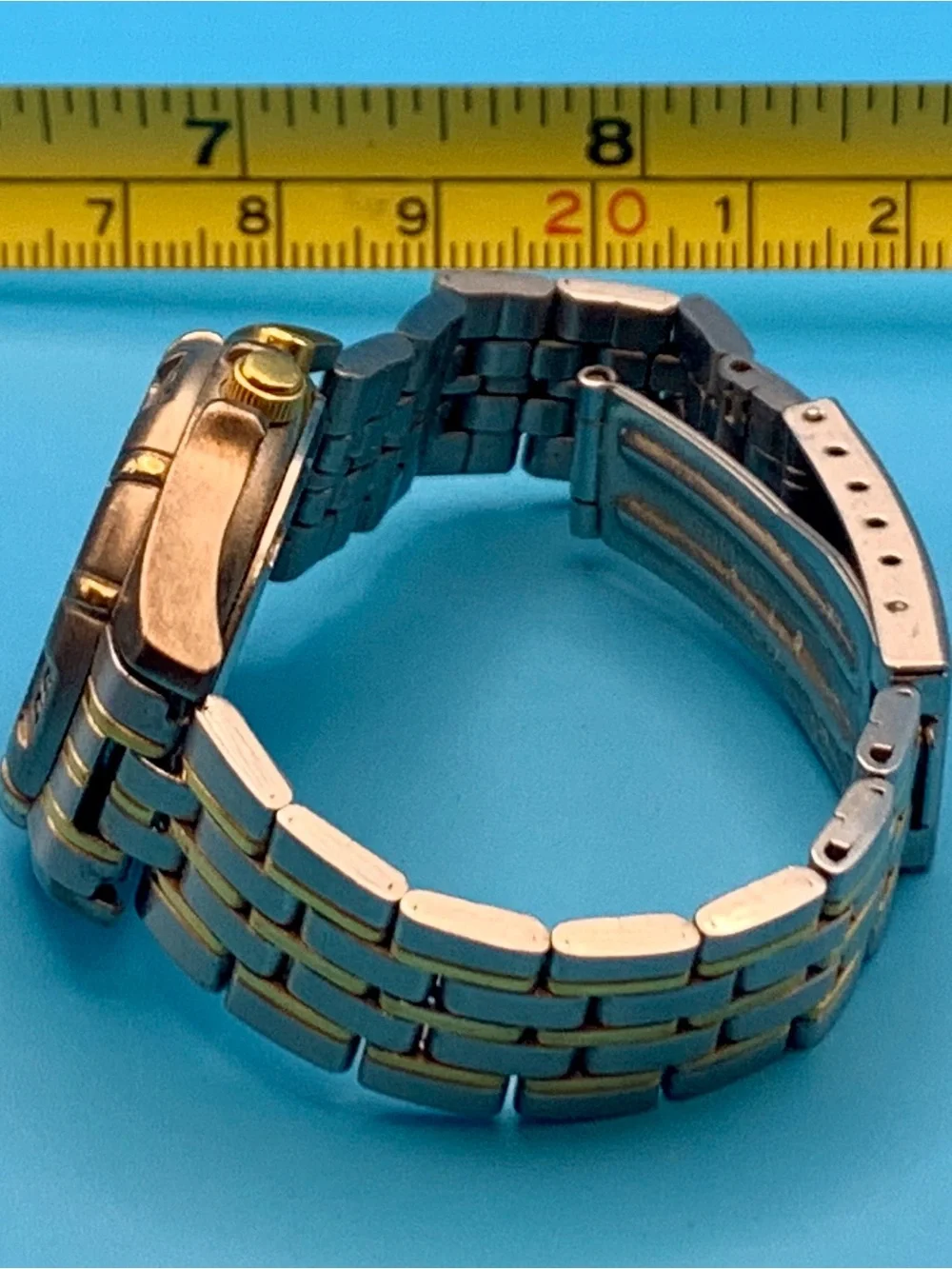 FOSSIL BLUE STARMASTER LU-2531 Women’s Vintage Watch Backlight Works New Battery